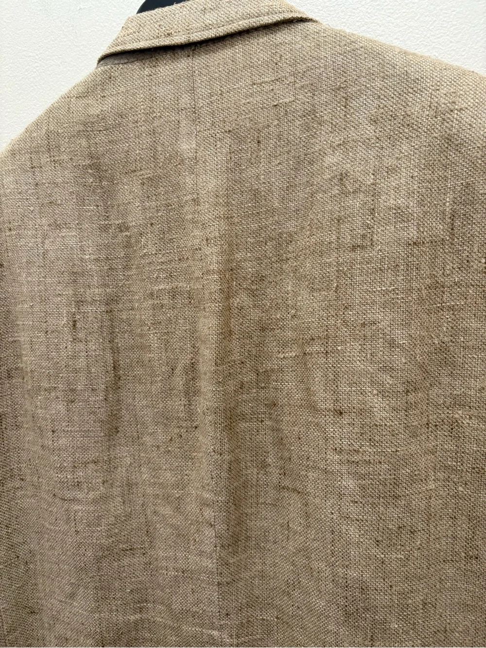 John Varvatos $1790 Italian Linen/Silk Blazer Size 44 XL Resort Old Money Rustic